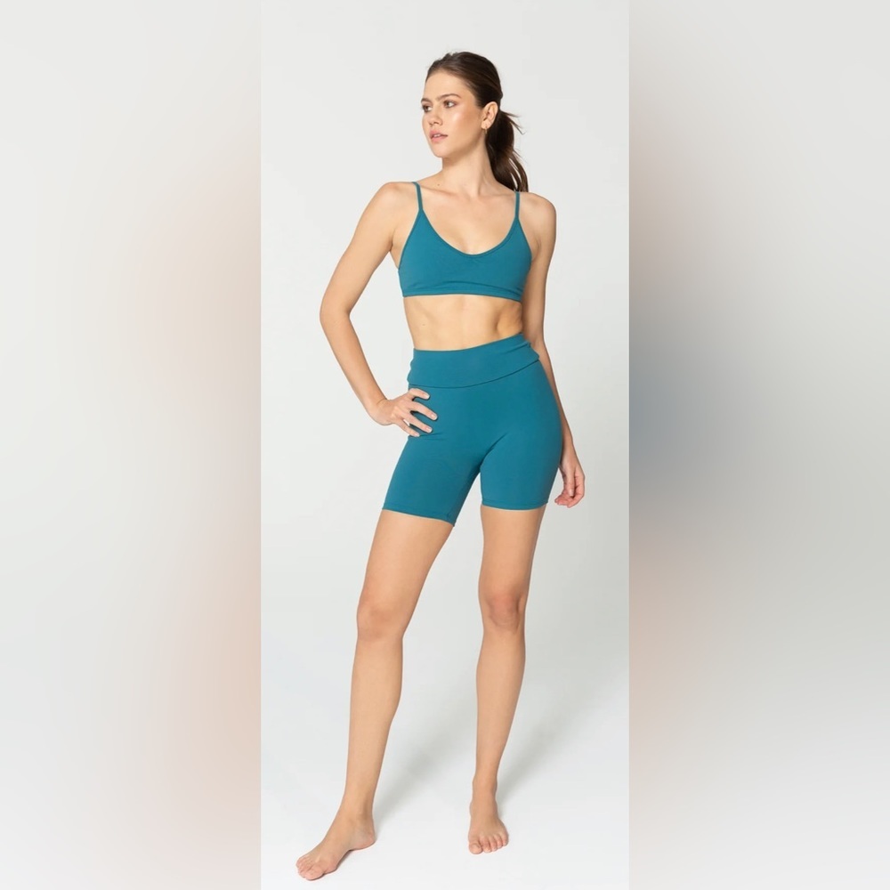 Booty by Brabants Textureless Bralette Turquoise - Picture 2 of 6